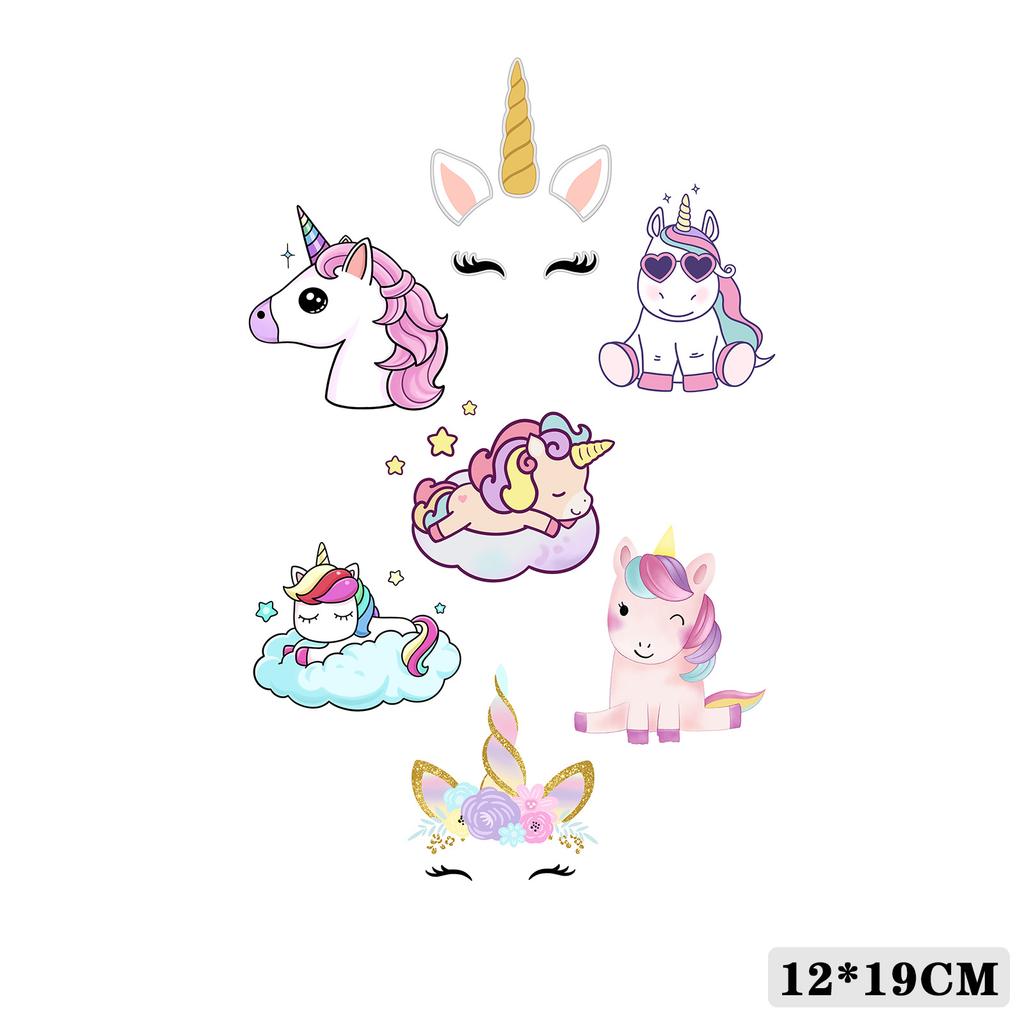 Cartoon Kids Dinosaur Mermaid Fruit Flower Animal Robot Finger Arm Tattoo Sticker