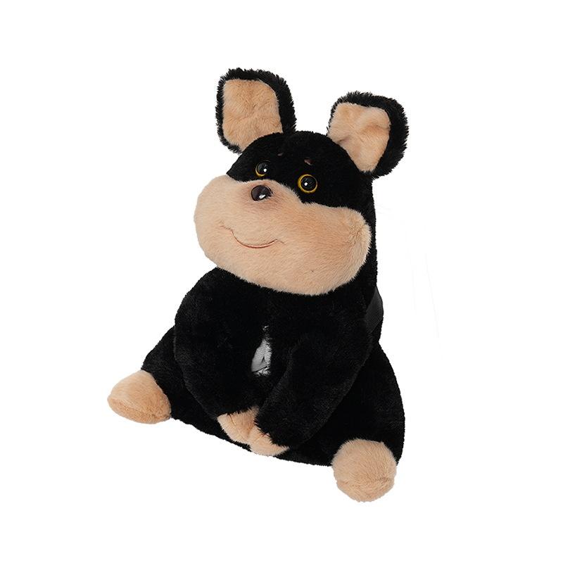 New Plush Rabbit Fur Cartoon Cute Bee Dog Car Hanging Tissue Bag Car Tissue Box Rear Seat Interior Decoration High Quality