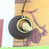 Necklace Long Vintage Pendant Layers Clothing Ornamental Two Matching Wood Sweater Chain Ethnic