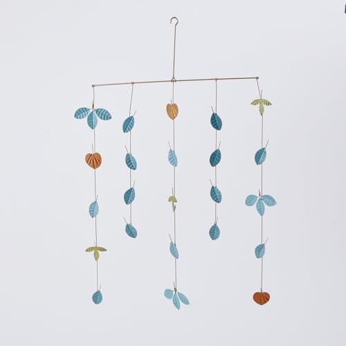 Horn Please MADE Tinplate Leaf Motif Mobile (Green)