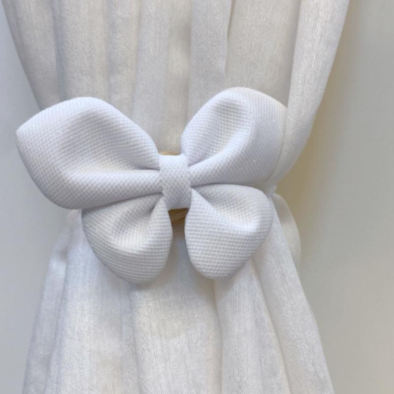 

Пряжка для штор-банта, магнитная пряжка, ремешок для штор, декоративная пряжка для штор, простой ремешок, милый ремешок для спальни 10.5*7.5*32 белый