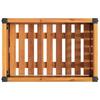 Vidaxl Donica Ogrodowa, 45X30X27,5 Cm, Lite Drewno Akacjowe I Stal