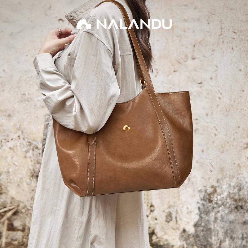 

Nalan Du Celebrity Endorsed Large Leather Tote Bag