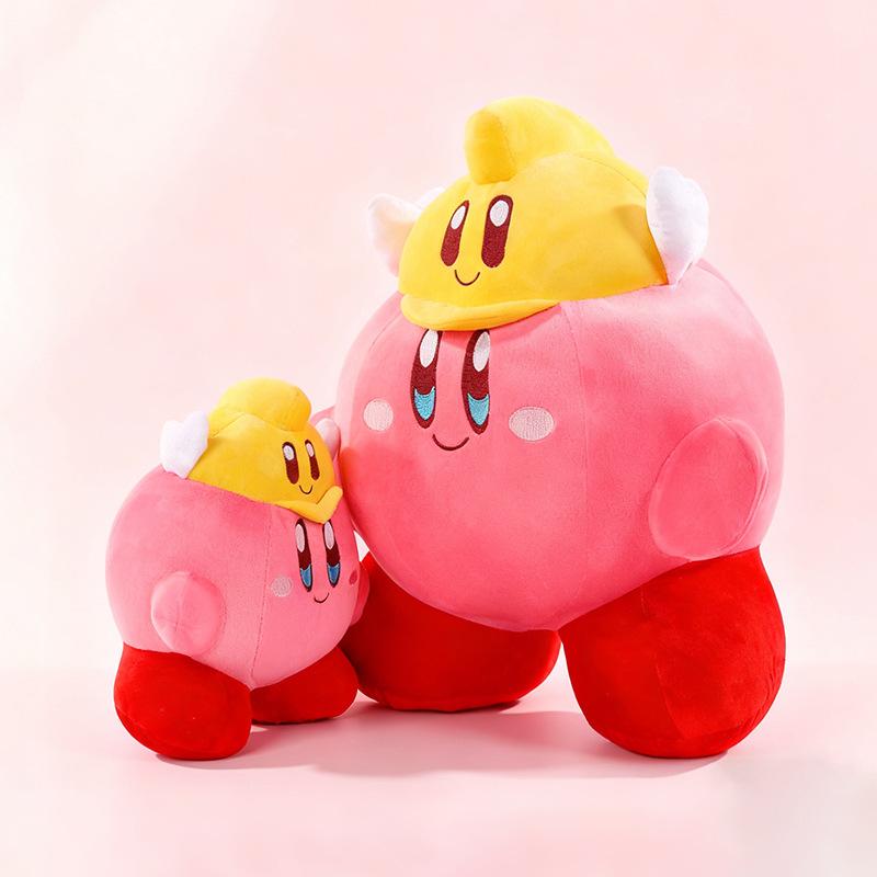 30/40/50cm Cupid Kirby Plush Toy Cute Angel Kirby Soft Fluffy Stuffed Game Character Doll Throw Pillow Home Sofa Room Decor Gift