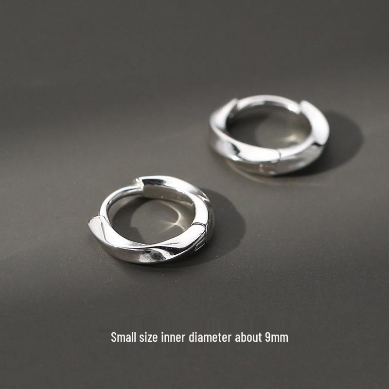 Men's Hip Hop Trend European & American Boys' High-End Stud & Hoop Earrings