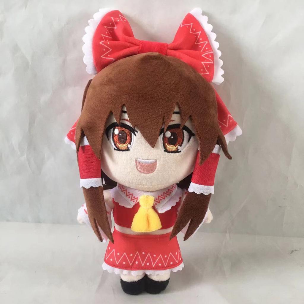 Anime Touhou Project Plush Doll Toy Hakurei Reimu Kirisame Marisa Stuffed Toy Soft Figure Fans Dolls Collection Birthday Gifts