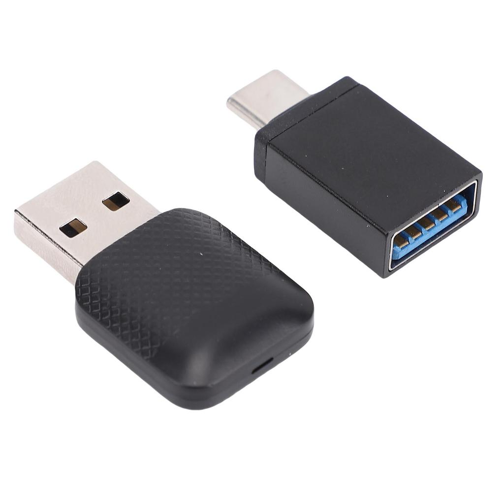 2 in 1 Adapter für CarPlay für Android Auto Kabelgebunden zu Drahtlos Auto-Adapter mit Typ C zu USB Adapter