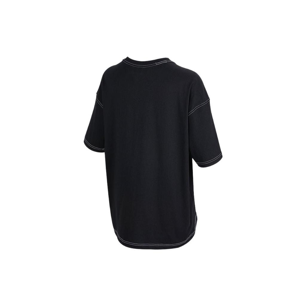 New Nike SS22 Sportswear Swoosh Women's Short Sleeve Top Black DM6212-010