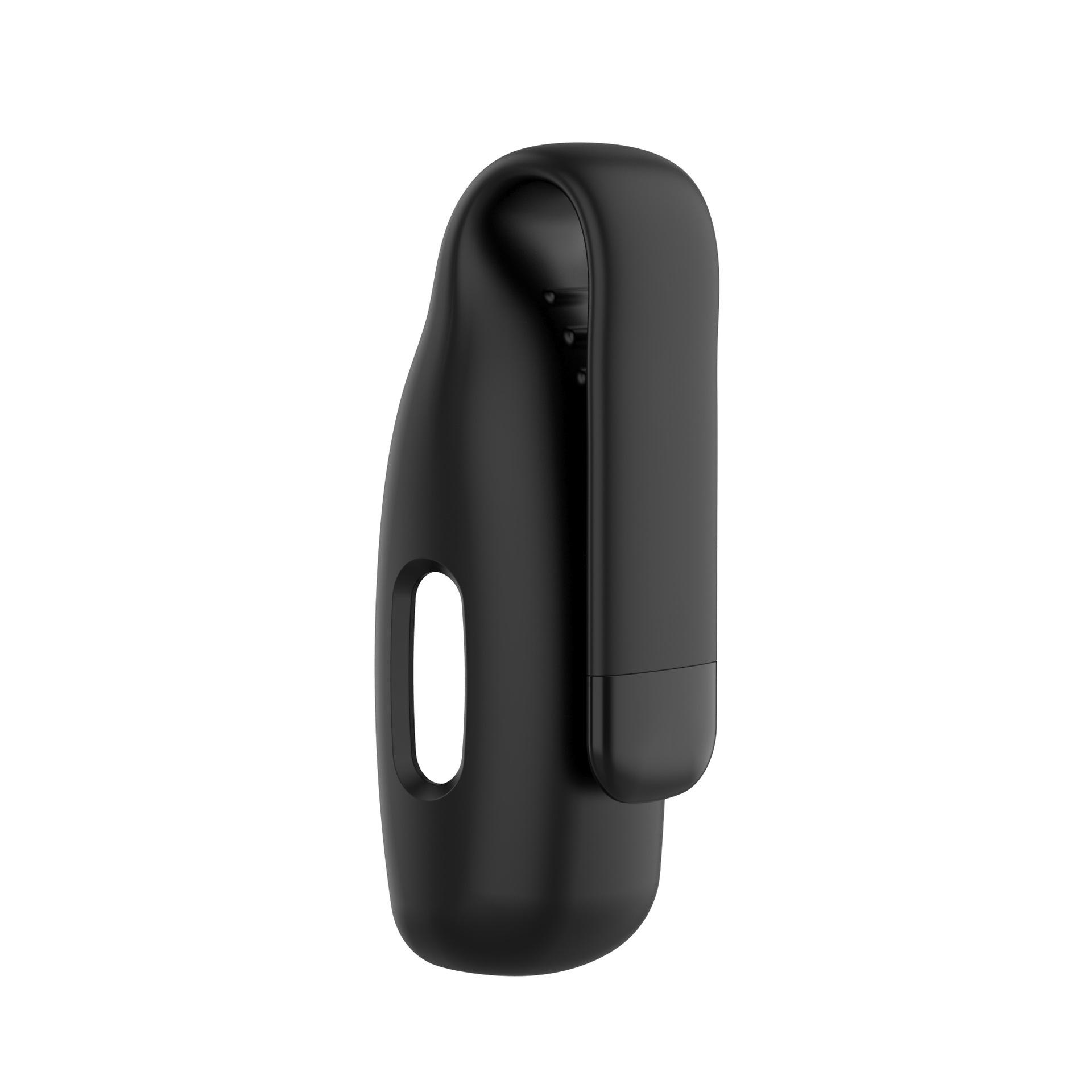 

Steel Hanging Buckle Silicone Watch Cover Protective Bumper Shell for Fitbit Inspire 2/Ace 3 Black