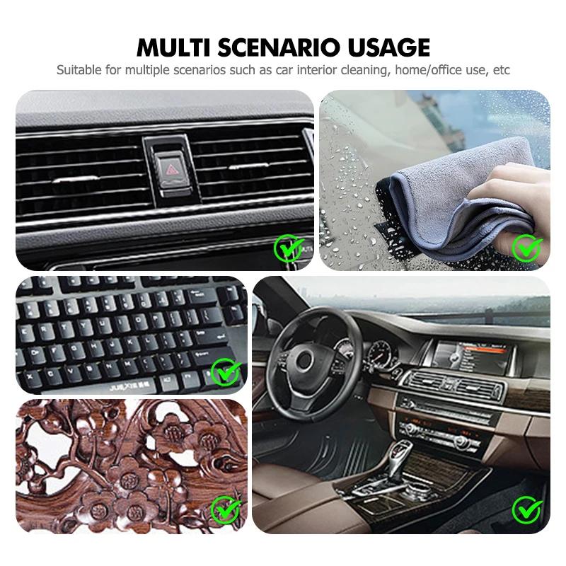Auto-Innenreinigungswerkzeuge Mikrofaser-Waschtücher Reinigungsbürste Für Alfa Romeo GT Stelvio F1 Brera Volante Tonale Gloria Disco