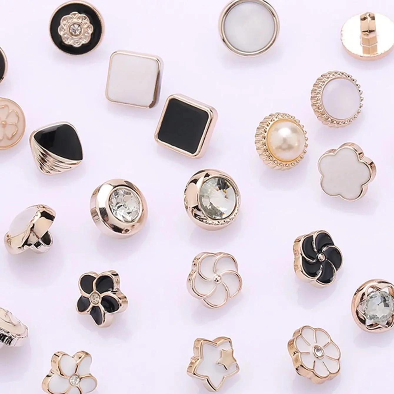 

10 шт.-Пуговицы против бликов для рубашки, высококачественные бесшовные невидимые пуговицы, воротник рубашки, пуговицы и пуговицы-гвоздики