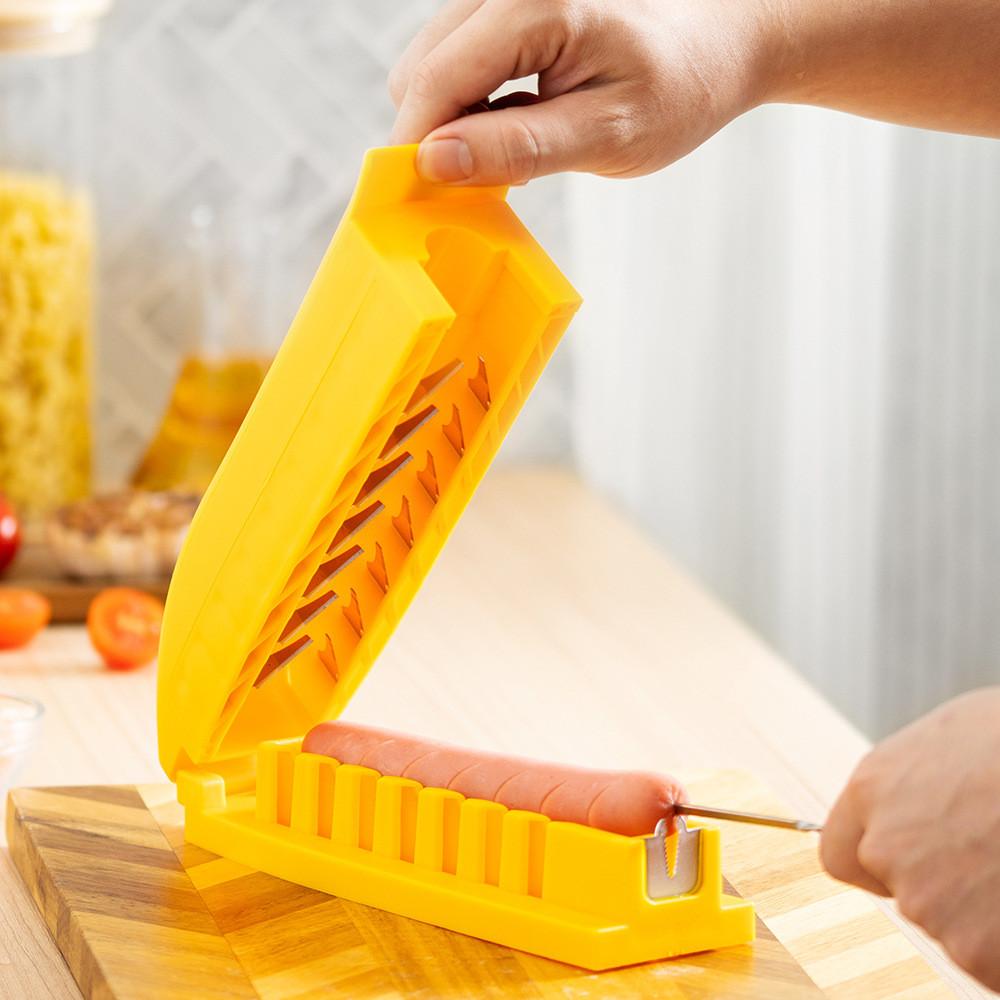 Kitchen Tool Sausage Cutter With Multifunction Slicing For Home Chefs