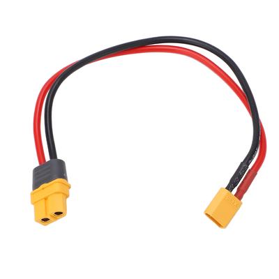 XT60-Buchse auf XT30-Stecker-Adapterkabel, Steckverbinder mit 16AWG-Silikondraht für RC, 23,5 cm