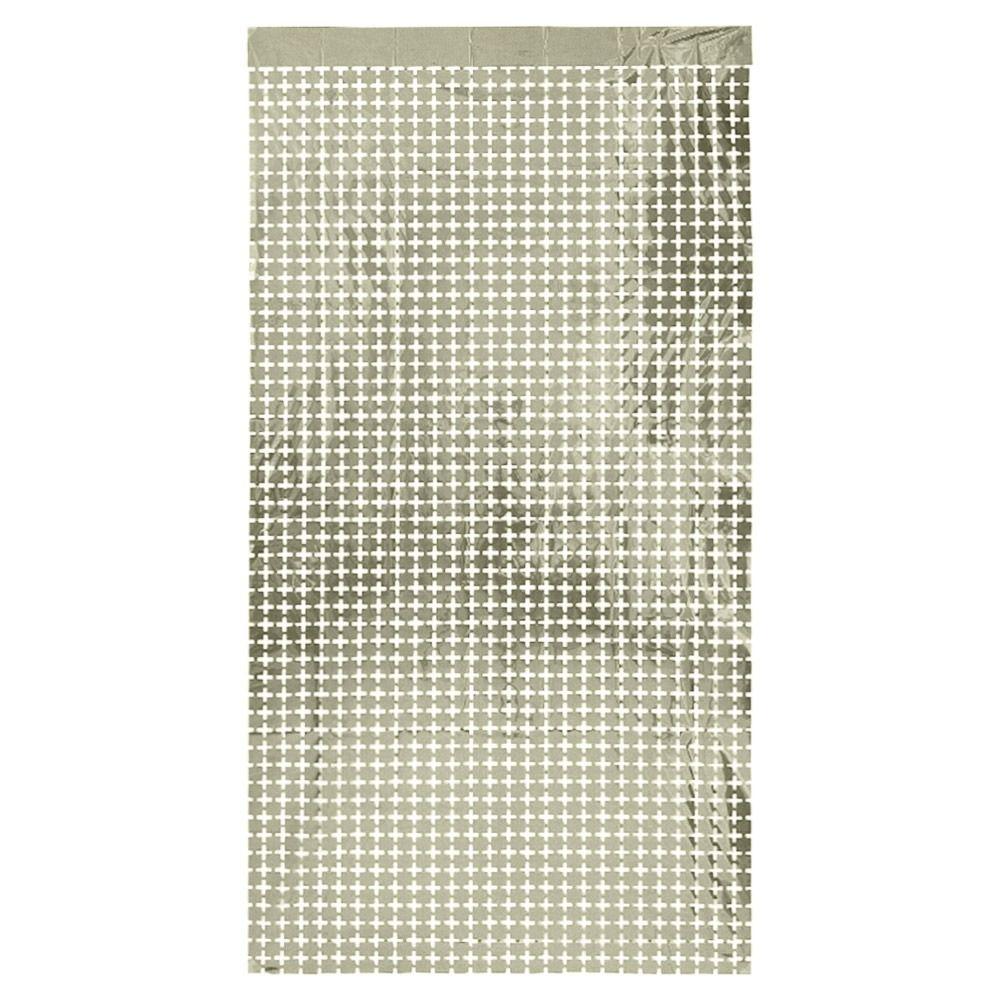 Small Size Square Rainsilk Curtain Square Shape Background Decoration Laser Curtain  Theme Party