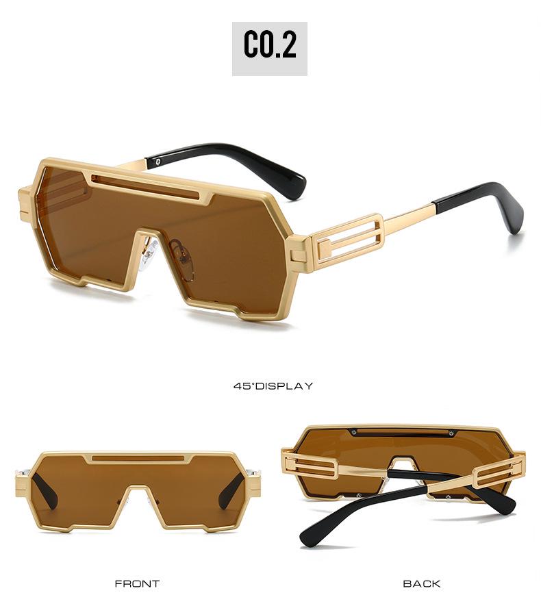 Retro Steampunk Irregular Sunglasses: Unisex 2024 Fashion Trend