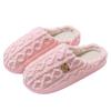 Bear Cotton Slippers Women's Autumn and Winter New Indoor Plush Cute Thick-bottomed Warm Wool Slippers
