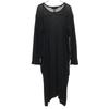 ZUCCa Made In Japan Long Sleeve Knit Switching One Piece M Black Women Used