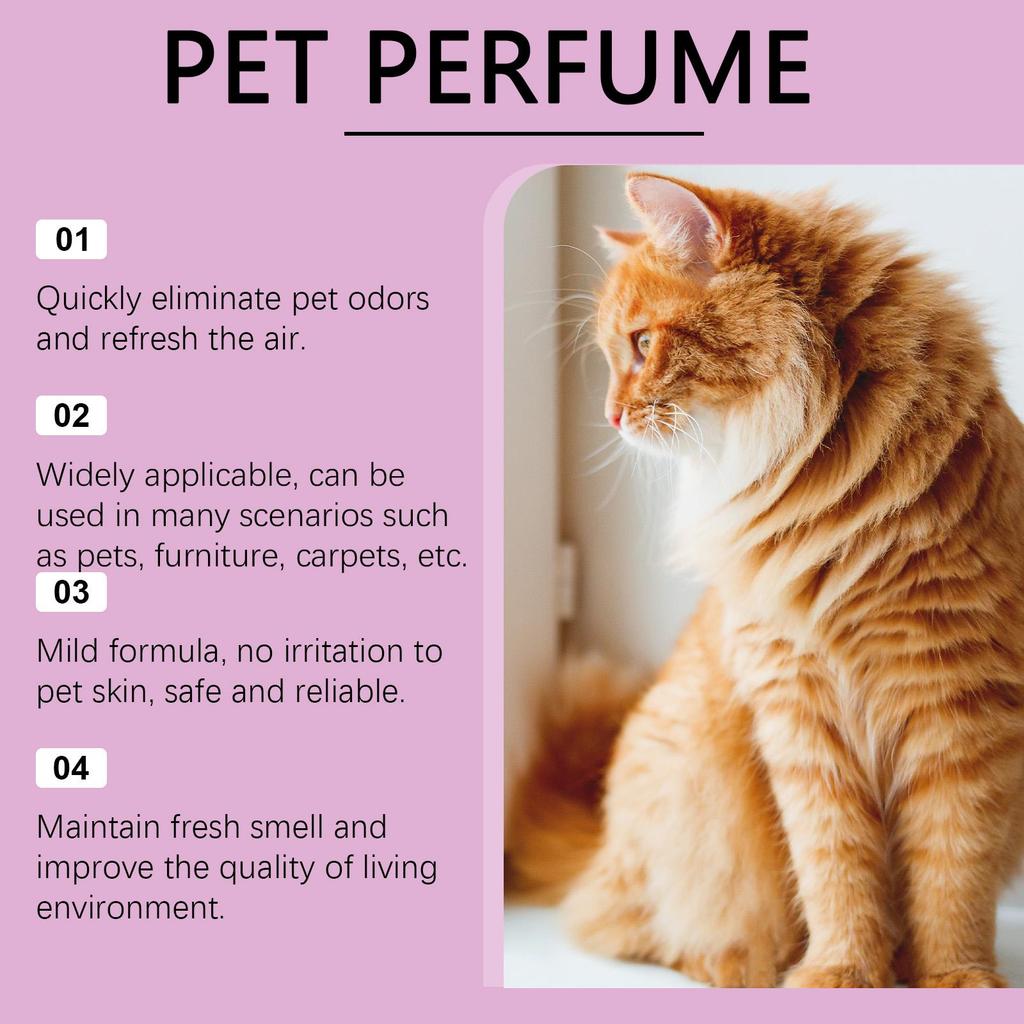 Yegbong Pet Deodorizing and Freshening Spray for Cats and Dogs Clean Odor Air Freshening Treatment Spray