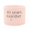 Amore Double Wick Candle - 40 Years Together