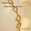 Chunky Geometric Chain Bracelet PVD Gold Plated Stainless Steel Link Bracelet Non Tarnish Fashion Jewelry Women