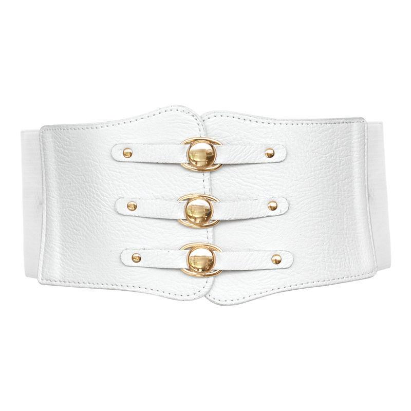 

11cm Elastic Wide Corset Belts For Women Waist Plus Size Belt Female Dress Waistband Big Stretch Cummerbunds Clothes Accessory 11cmX65cm белый