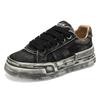 Retro Denim Canvas Shoes Men Sneakers Harajuku Designer Board Shoes Men Lace Up Platform Casual Sneakers Man zapatillas de lona