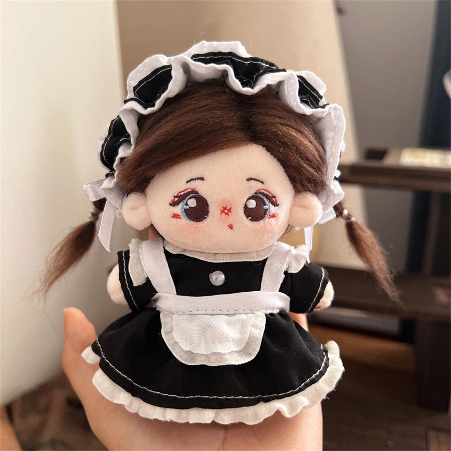 Raincoat Doll Clothes For 10Cm Cotton Dolls Sweater Dress Outfits For Plush Doll Toy Sets Accessories Idol Doll Dress Up Toy Sets