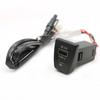 Car Charger USB Interface Socket Interior QC3.0 USB Fast Charger For Toyota Rav4   Accessories