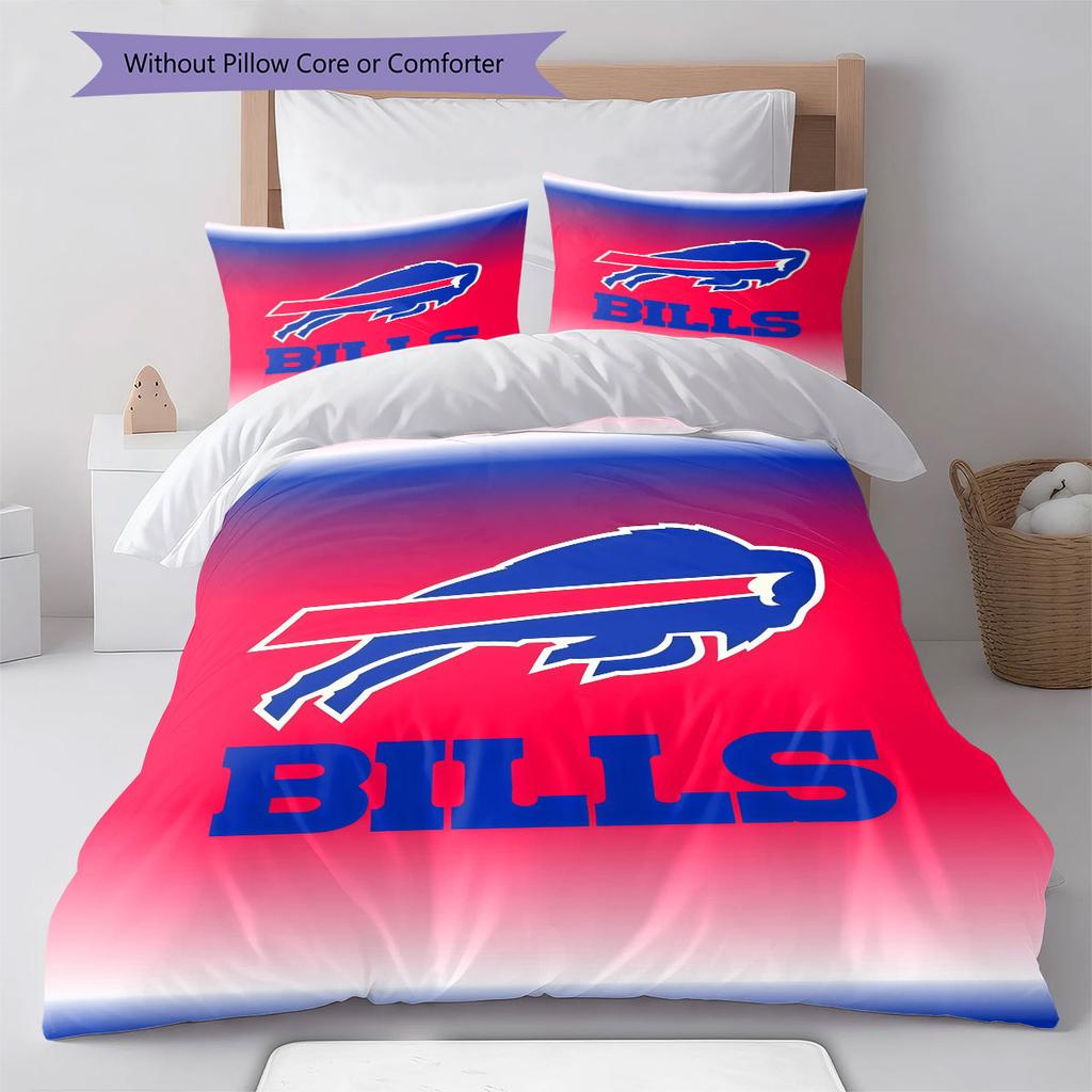 Bills Pattern Bedding Home Decoration Birthday Gift ( 1 Duvet Cover + 2 Pillowcase, Without Core),fan Merchandise.