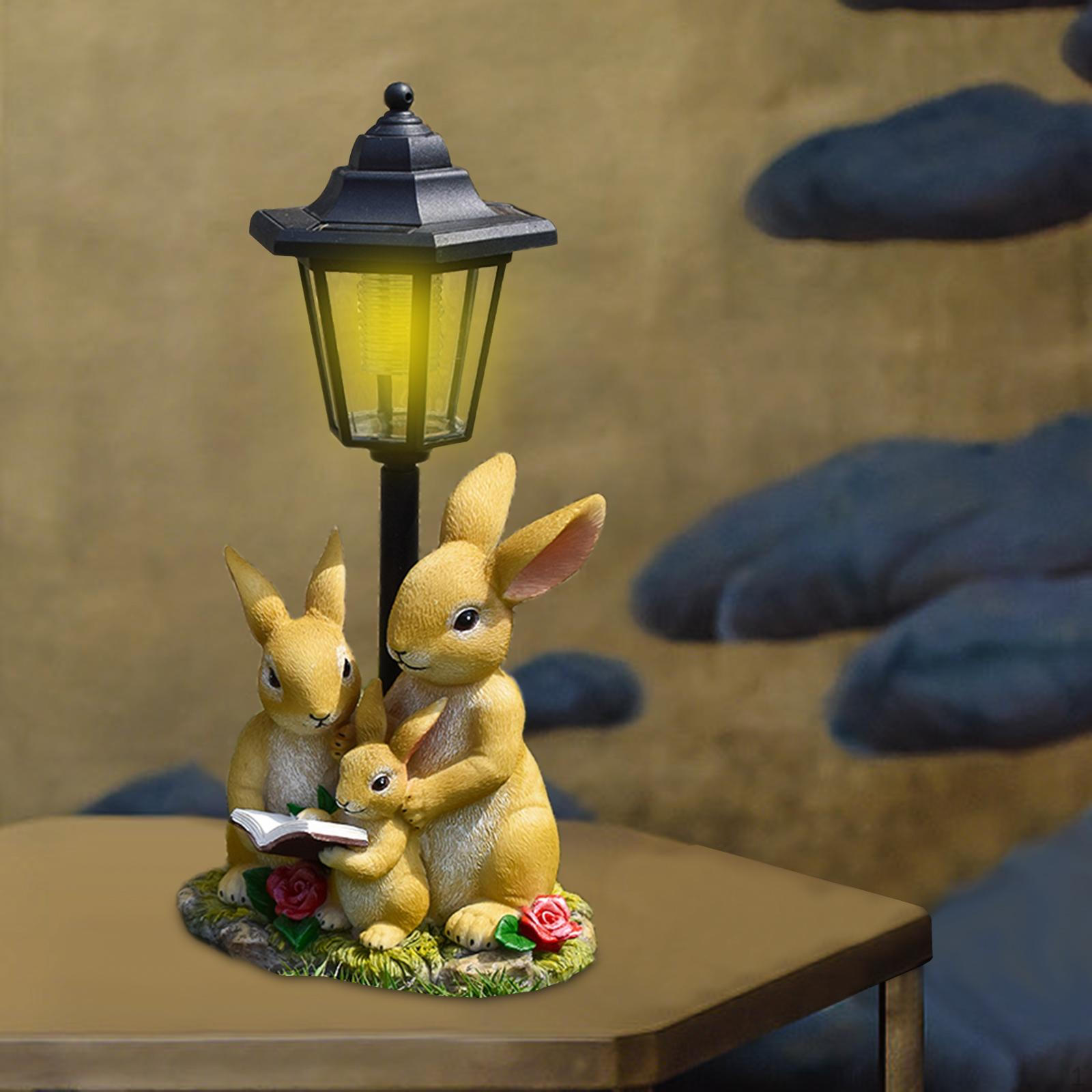 

Очаровательный садовый светильник на солнечной энергии для украшения сада Rabbit