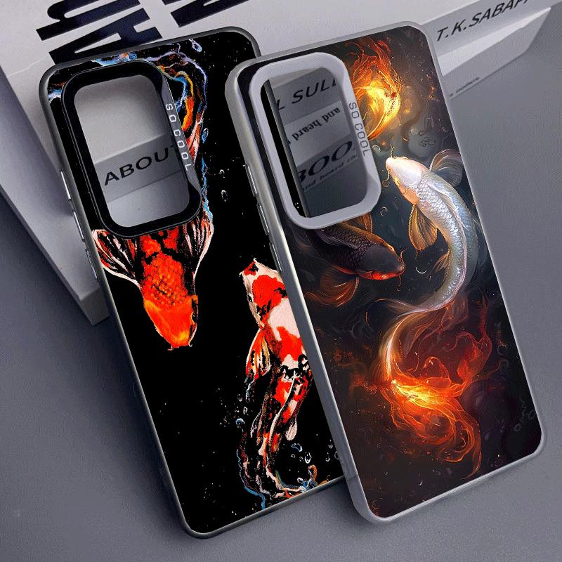 Golden Carp Lucky Koi Shockproof Phone Case for Samsung A17 A16 A15 A14 A37 A57 A36 A56 A26 A35 A55 A25 A34 A54 A24 A13 A23 A33