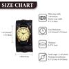 Punk and Rock Antique Watch with Genuine Leather Waterproof Analog Quartz Watch with Leather Motorcycle Fashion Watch Perfect Gift for and Day Men's