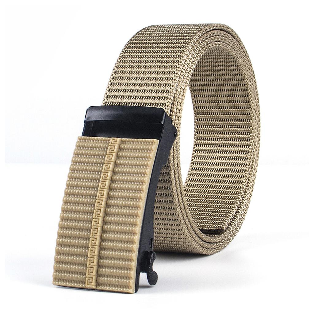 Nylon Cloth Belt Men'S Casual Smooth Buckle Men'S Belt