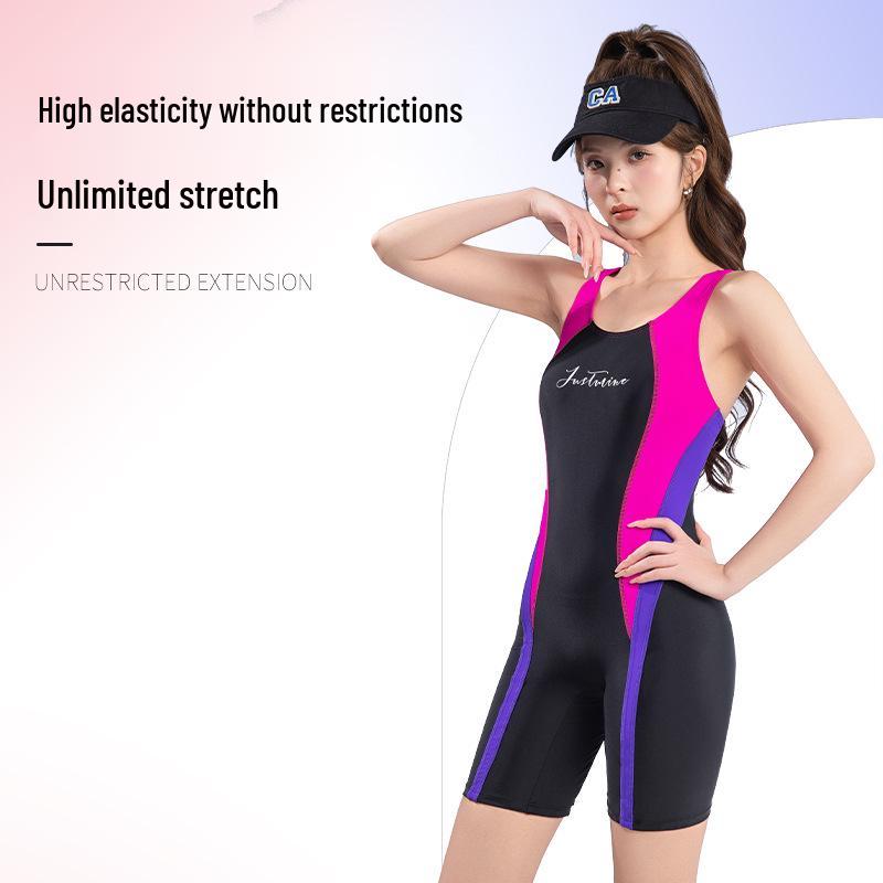 2025 Women's Slimming Competitive One-Piece Swimsuit - Professional Summer Sportswear, Plus Size Available