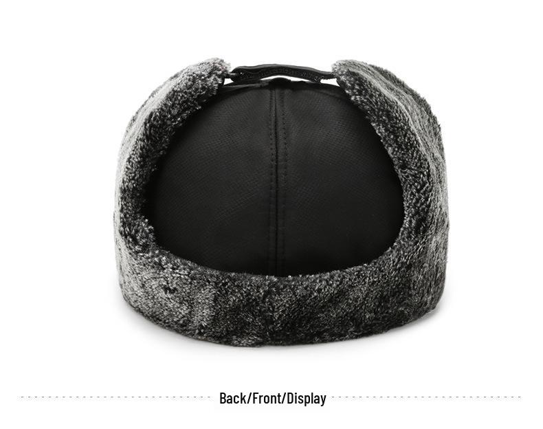Unisex Winter Outdoor Hat: Thickened Velvet, Warm Lei Feng Style for Cycling & Cold Weather