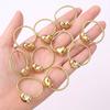 10Pcs Hair Rope Super Elastic Soft Fabric Heart-Shaped Hair Ties Holiday Hair Decorations DIY Hairstyle Accessories