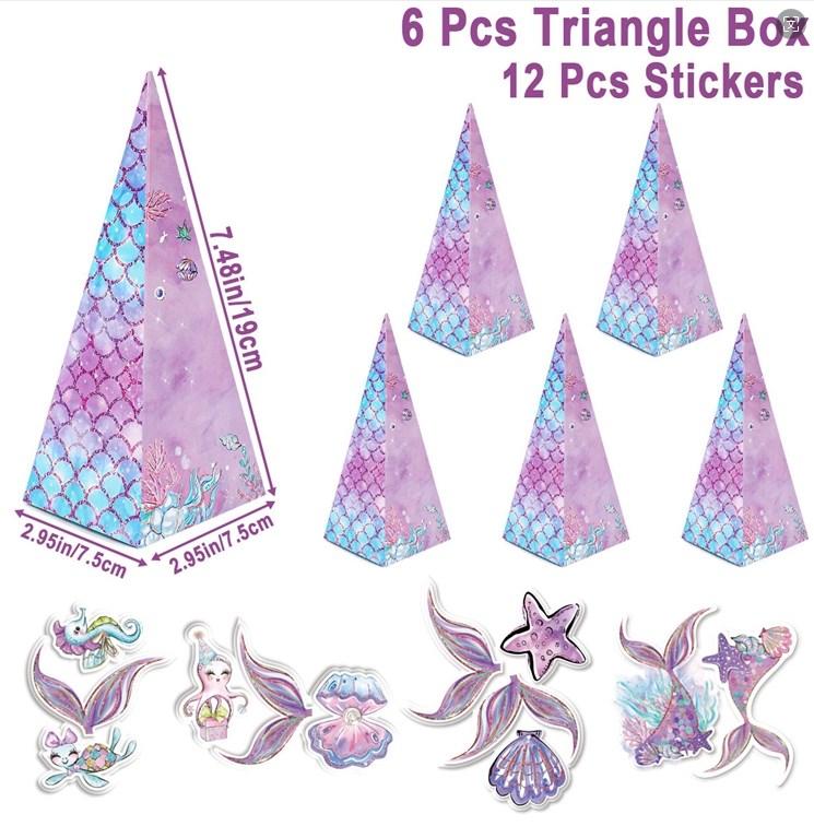 Mermaid Theme Disposable Tableware Mermaid Birthday Party Decor Kids Baby Shower Girls Under The Sea Party Wedding Party Suppies