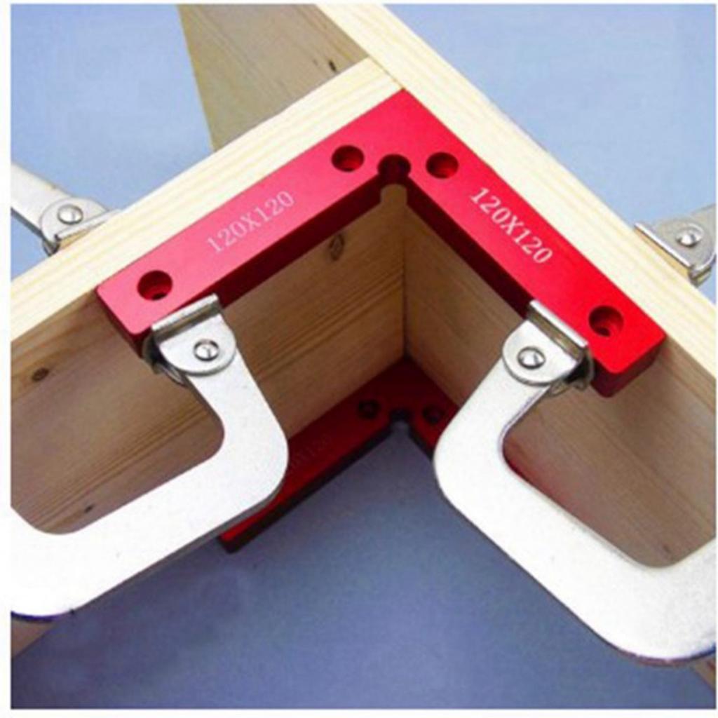 3 Pcs Set Right Angle Clamp 12cm Aluminum Alloy 90 Degree Positioning Squares Woodworking Cabinet Corner Clamp