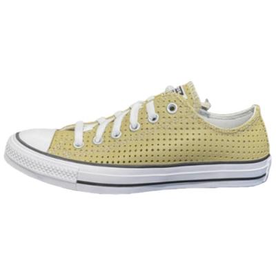 Chuck Taylor All Star Moda Scarpe Basse Antiscivolo Durevoli per Skateboard Sneakers Unisex Giallo A12819C