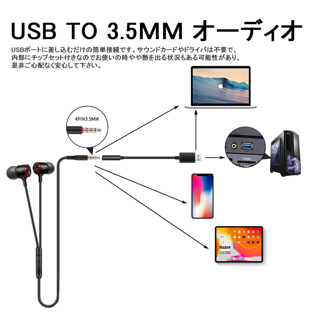 Ohrhörer USB-Computer-Ohrhörer USB-Klangqualität PC-Mikrofon-Kopfhörer Webkonferenz mit Mikrofon Komfortables Headset Gaming-PC Ultra langlebig