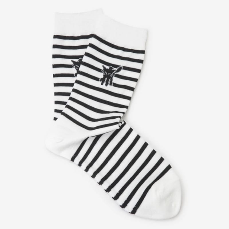 LUVM MITCHI LONG SOCKS1_STRIPED FABRIC