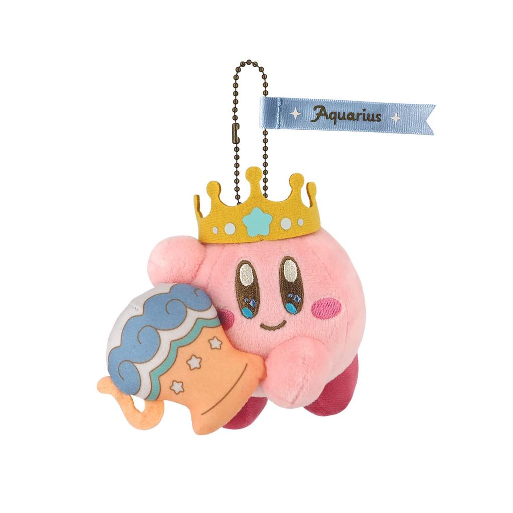 Sanei Boeki Kirby Horoscope Collection Aquarius Mascot Plush Mascot W11×D10×H10.5cm EA-HC11