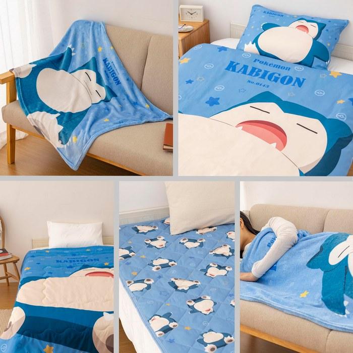 MORIPiLO Single Quilt Pokmon Kabigon Good Night 140x190cm