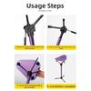 Aluminum Zinc Zinc Alloy Tripod Stool Folding Chair Stable Adjustable Hiking Chair  Travel
