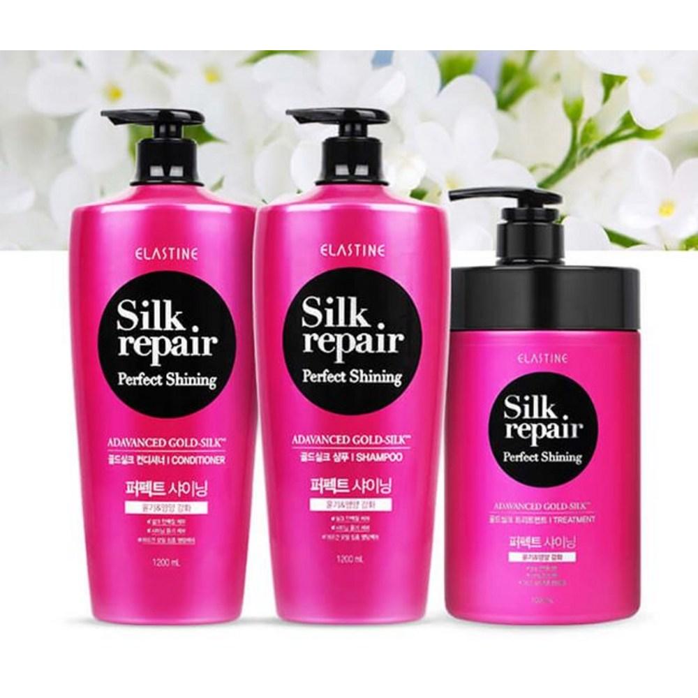 Soin réparateur brillance parfaite Elastine Silk Repair, 1 L, 2 unités