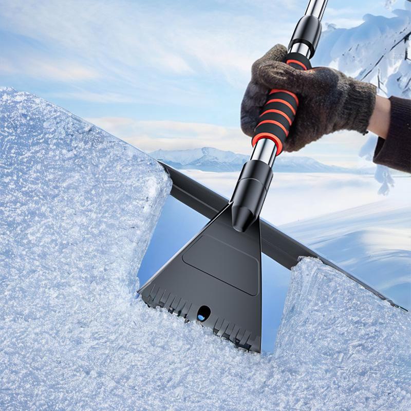 Car Snow Shovel & Sweeper - Winter Deicing and Frost Removal Brush