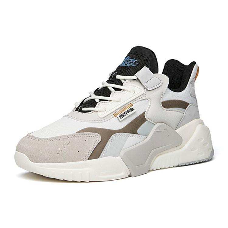 Anta Rubik's Cube Low Top Chunky Sneakers Men's White Black 112148808-1