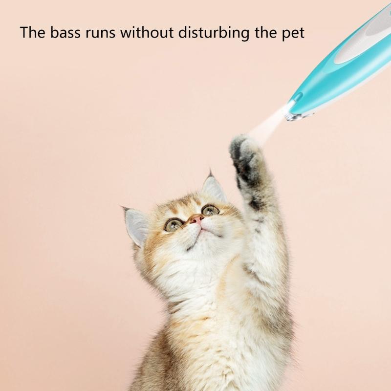 Katzenrasierer Leise Elektrische Haustiertrimmer Rasierer Professionelles Pflegegerät für Dickes Fellhaar Katzen Kleine Große Hunde