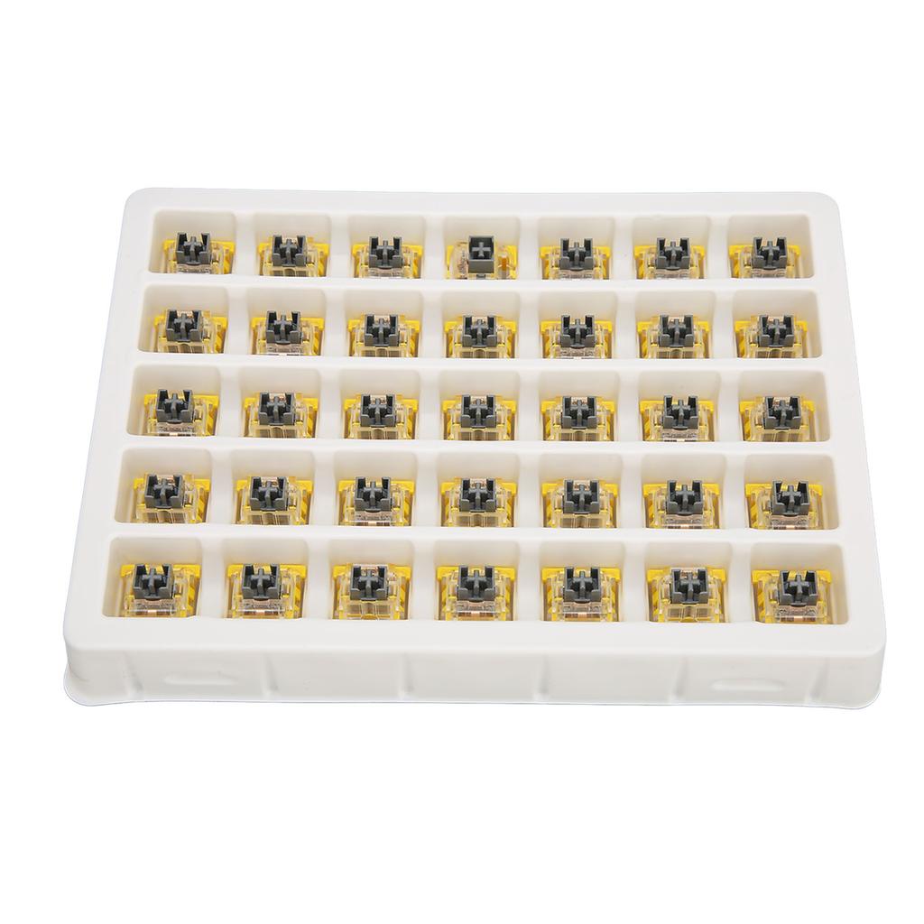 35 ks Mechanický spínač klávesnice Lineární Prachotěsný Tichý Dlouhá životnost DIY Spínač klávesnice s