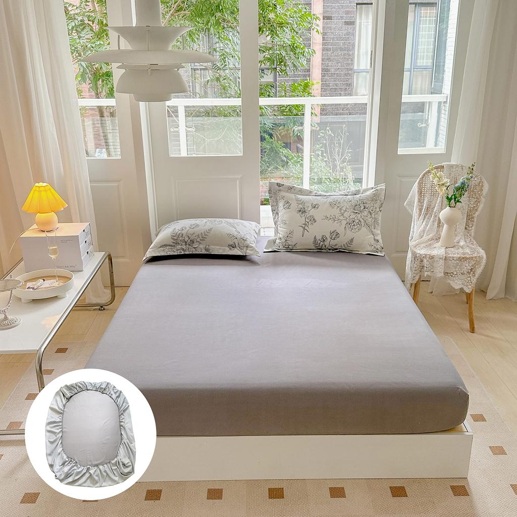 BUKAROOM Duvet Cover Duvet Fitted Floral Stylish Black Cover [Semi-Double 4-Piece Set] Pillowcases, Cover, Sheet, Print, (Duvet 170210cm)